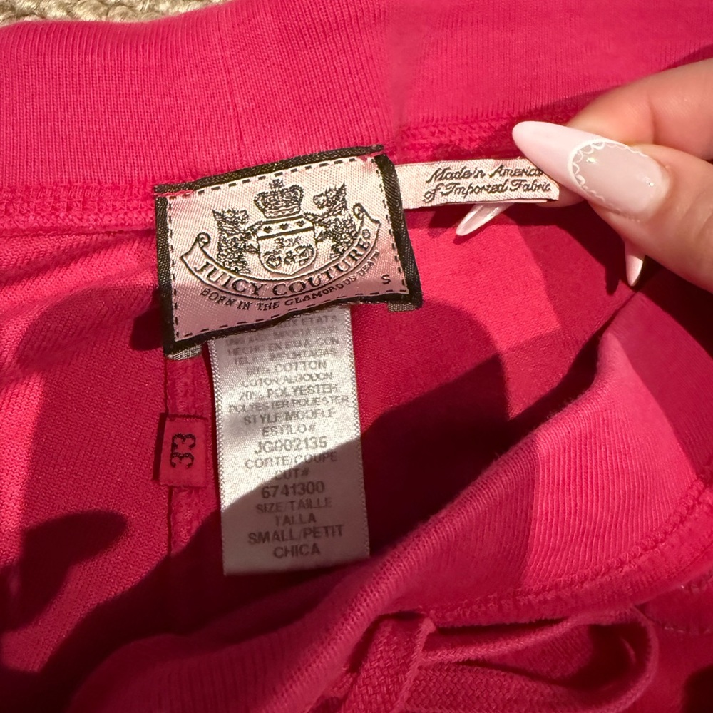 🩷 Magenta Juicy Velour Lounge Pants🩷 - Picture 3 of 3